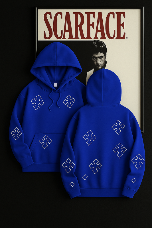 Sudadera casual con Estampado de Cruz